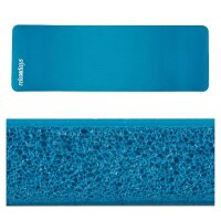 relaxdays Yogamatte blau 60,0 x 180,0 x 1,0 cm