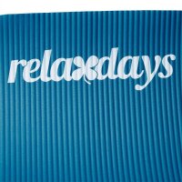 relaxdays Yogamatte blau 60,0 x 180,0 x 1,0 cm
