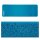 relaxdays Yogamatte blau 60,0 x 180,0 x 1,0 cm
