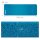 relaxdays Yogamatte blau 60,0 x 180,0 x 1,0 cm