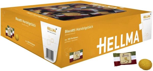 HELLMA Biscotti Mandelkekse 575,0 g, 250 St.