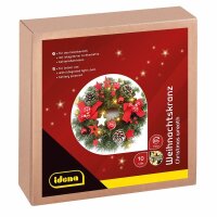 Idena Weihnachtskranz LED Dekoleuchte grün
