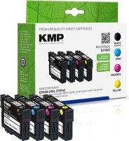 KMP E218VX schwarz, cyan, magenta, gelb Druckerpatrone...