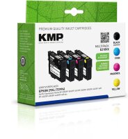 KMP E218VX schwarz, cyan, magenta, gelb Druckerpatrone...