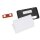 25 DURABLE Clip-Card Namensschilder mit Magnet 7,5 x 4,0 cm