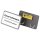 25 DURABLE Clip-Card Namensschilder mit Magnet 7,5 x 4,0 cm