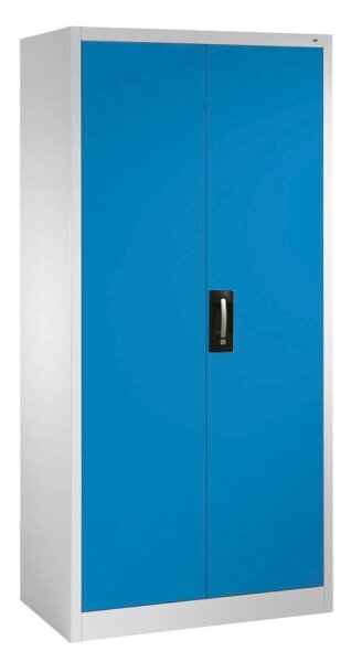CP Stahlschrank C 2000 Acurado 9280-000 S10745 lichtgrau, lichtblau 4 Fachböden 93,0 x 50,0 x 195,0 cm, aufgebaut, 1 St.