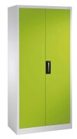 CP Stahlschrank C 2000 Acurado 9280-000 S10953 lichtgrau, clowngrün 4 Fachböden 93,0 x 50,0 x 195,0 cm, aufgebaut, 1 St.