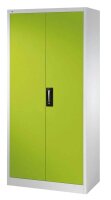 CP Stahlschrank C 2000 Acurado 9280-000 S10953 lichtgrau, clowngrün 4 Fachböden 93,0 x 50,0 x 195,0 cm, aufgebaut, 1 St.