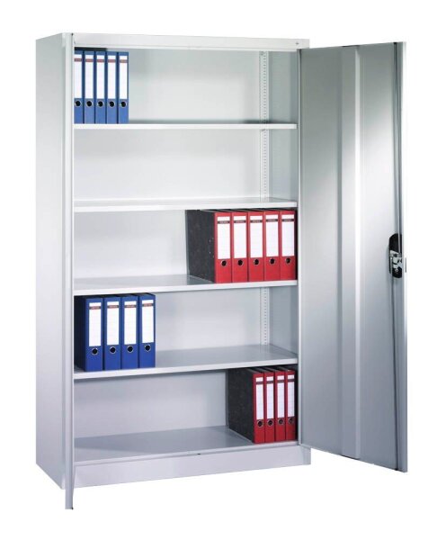 CP Stahlschrank C 2000 Acurado 9480-000 S10565 lichtgrau 4 Fachböden 120,0 x 50,0 x 195,0 cm, aufgebaut, 1 St.