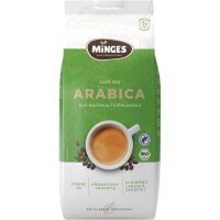 MINGES Bio-Kaffeebohnen Arabicabohnen 1,0 kg