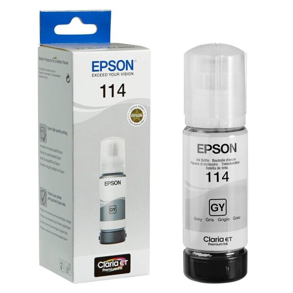 EPSON 114/T07B5 grau Tintenflasche