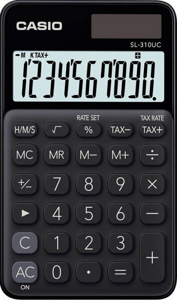CASIO SL-310UC Taschenrechner schwarz