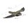 relaxdays Vogelschreck Falke lebensgroß schwarz 58,0 x 35,0 x 8,0 cm