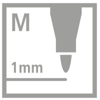 STABILO pen 68 Filzstifte farbsortiert, 8 St.