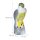 relaxdays Vogelschreck Falke sitzend grau 17,0 x 19,0 x 40,5 cm