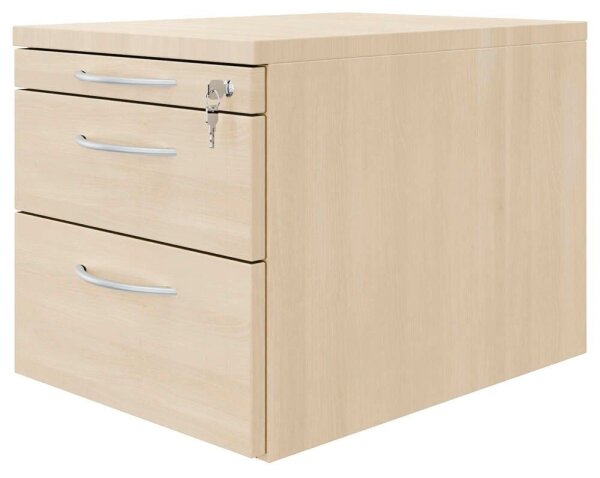 fm Rollcontainer akazie 3 Auszüge 43,4 x 60,0 x 40,0 cm