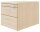 fm Rollcontainer akazie 3 Auszüge 43,4 x 60,0 x 40,0 cm