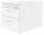 fm Rollcontainer weiß 3 Auszüge 43,4 x 60,0 x 40,0 cm
