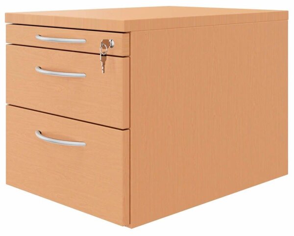 fm Rollcontainer buche 3 Auszüge 43,4 x 60,0 x 40,0 cm