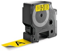 DYMO Schriftband D1 53718 S0720980, 24 mm, schwarz auf gelb, 1 St.