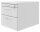fm Rollcontainer lichtgrau 3 Auszüge 43,4 x 60,0 x 40,0 cm