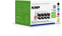 KMP E220VX schwarz, cyan, magenta, gelb Druckerpatronen...