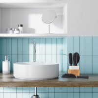 relaxdays Haarbürsten-Set schwarz, weiß, 4 St.
