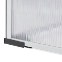 relaxdays Frühbeet Kunststoff transparent rechteckig...