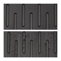 relaxdays Schuhabtropfschale schwarz 35,0 x 27,0 cm