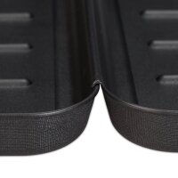 relaxdays Schuhabtropfschale schwarz 35,0 x 27,0 cm