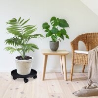 relaxdays Pflanzenroller Kunststoff, Ø 35,5 cm...