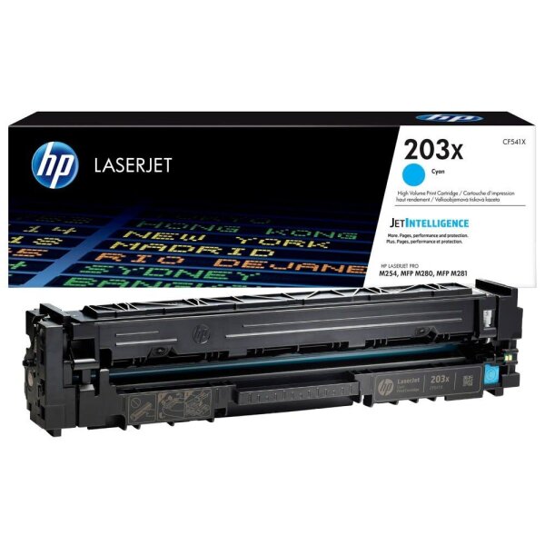 HP 203X (CF541X) cyan Tonerkartusche