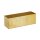 relaxdays Blumenkasten Metall gold rechteckig 40,0 x 12,5 x 13,5 cm, 1 St.