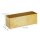 relaxdays Blumenkasten Metall gold rechteckig 40,0 x 12,5 x 13,5 cm, 1 St.