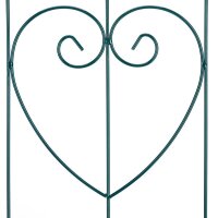 relaxdays Rankgitter Metall dunkelgrün rechteckig 50,0 x 1,5 x 180,0 cm, 2 St.