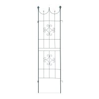 relaxdays Rankgitter Metall dunkelgrün rechteckig 50,0 x 1,5 x 180,0 cm, 2 St.