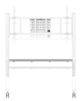 Neomounts TV-Ständer mit Rollen FL50-575WH1 weiß