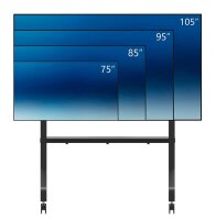 Neomounts TV-Ständer mit Rollen FL50-575BL1 schwarz