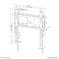 Neomounts TV-Wandhalterung WL30-750BL14 schwarz