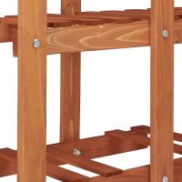 relaxdays Blumenregal Holz hellbraun rechteckig 81,0 x 25,0 x 125,0 cm, 1 St.