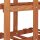 relaxdays Blumenregal Holz hellbraun rechteckig 81,0 x 25,0 x 125,0 cm, 1 St.