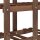 relaxdays Blumenregal Holz dunkelbraun rechteckig 81,0 x 25,0 x 125,0 cm, 1 St.