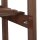 relaxdays Blumenregal Holz dunkelbraun rechteckig 81,0 x 25,0 x 125,0 cm, 1 St.