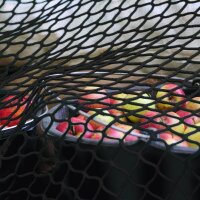 relaxdays Anhängernetz 2,0 x 3,0 m schwarz