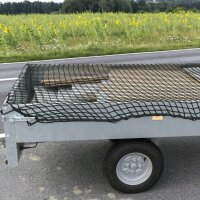 relaxdays Anhängernetz 2,0 x 3,0 m schwarz