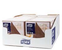 TORK Servietten LinStyle® Premium kakao 1-lagig 39,0 x 39,0 cm, 50 St.