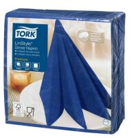 TORK Servietten LinStyle® Premium mitternachtsblau...