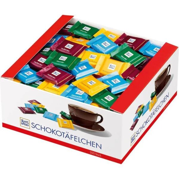 Ritter SPORT QUADRETTIES Schokolade 200 St.