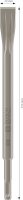 BOSCH Flachmeißel, 250,0 mm, 1 St.